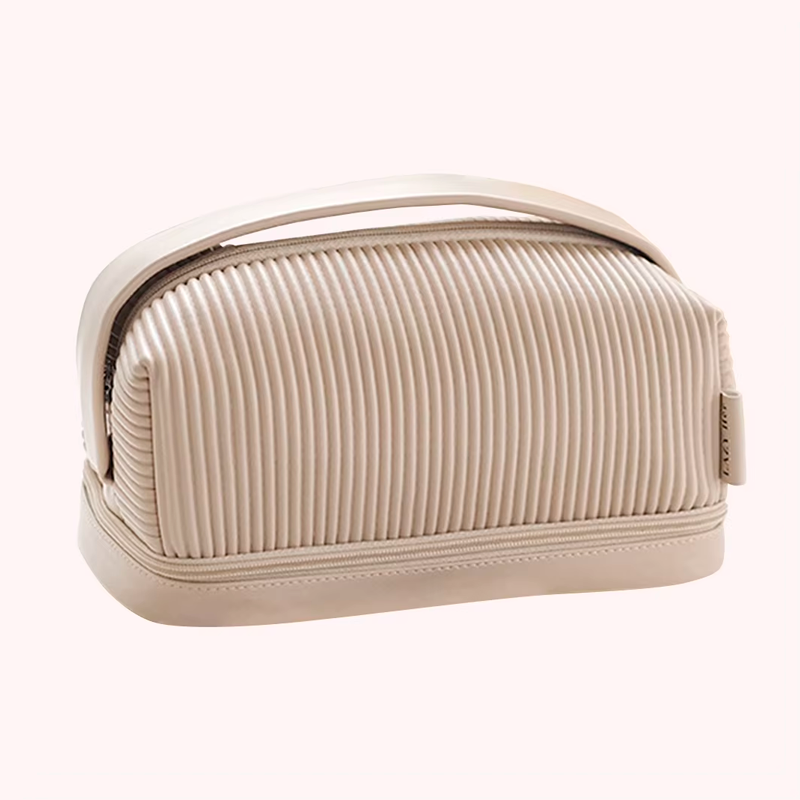Double Linen Wash Bag