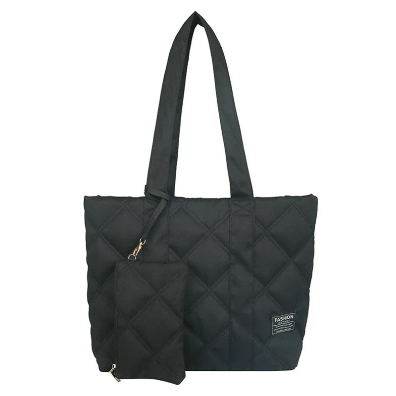 Melany Puffer Bag with Wash Bag