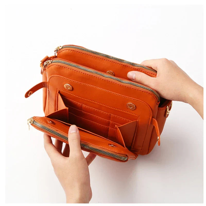 Dakota Leather Clutch Bag