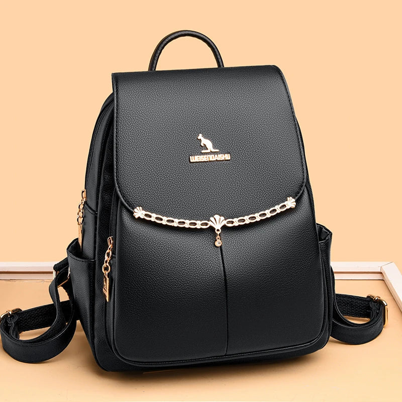 Wallace Leather Backpack