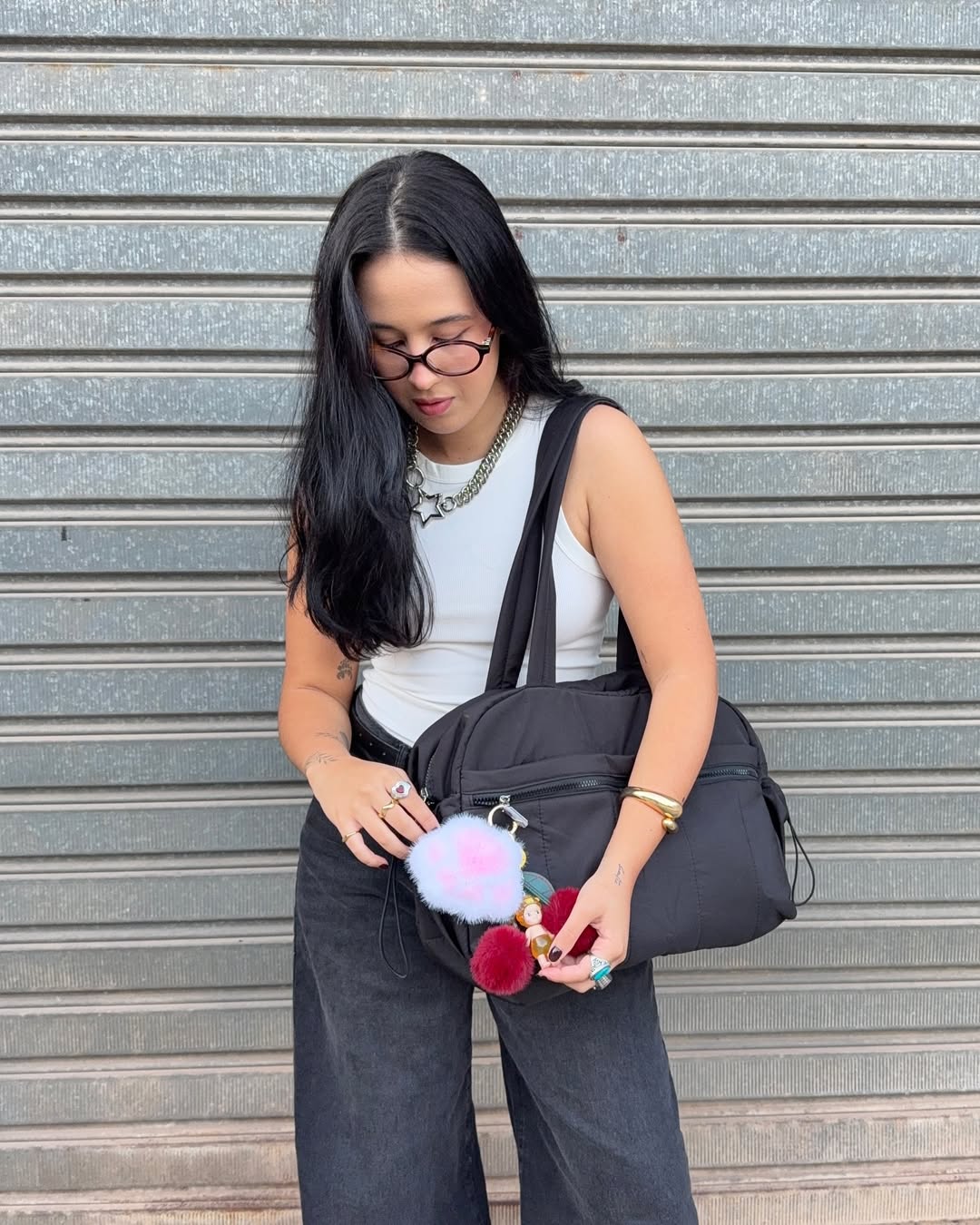 Cloud Puffer Bag with Free Keyring