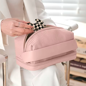 Double Linen Wash Bag
