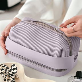 Double Linen Wash Bag