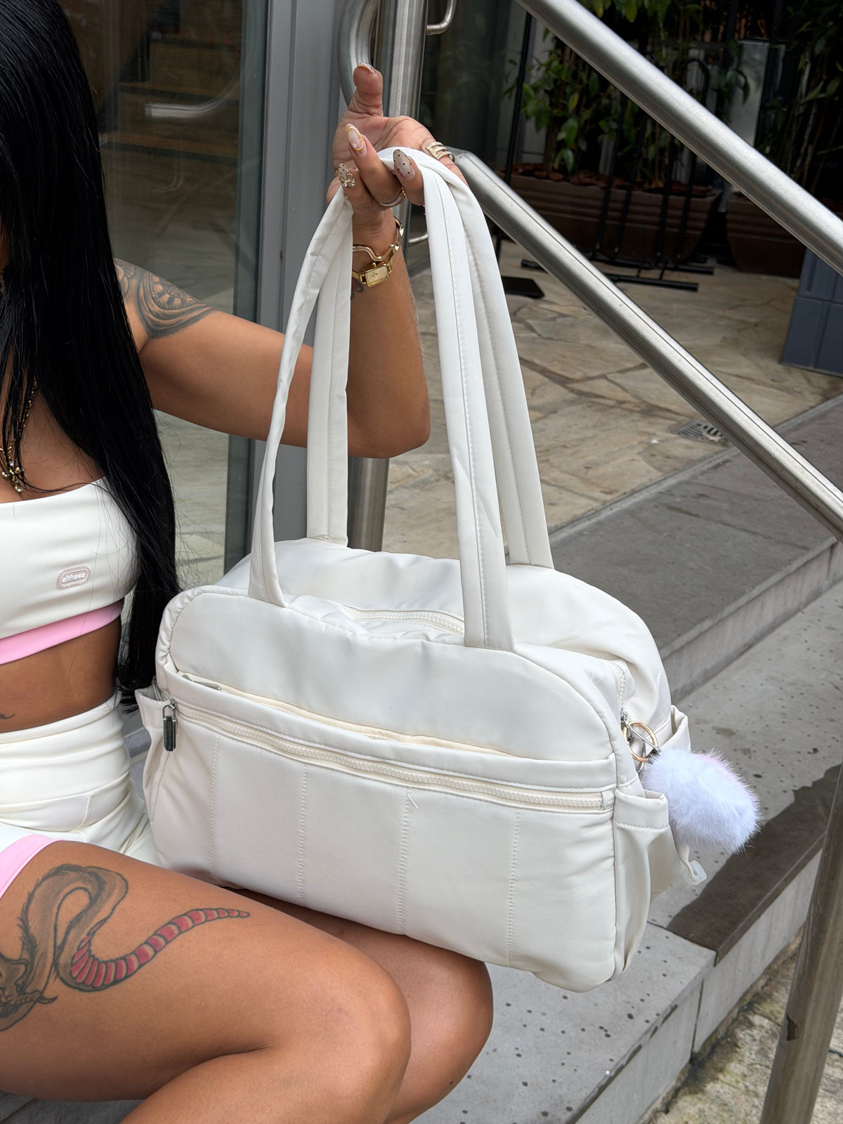 Cloud Puffer Bag with Free Keyring
