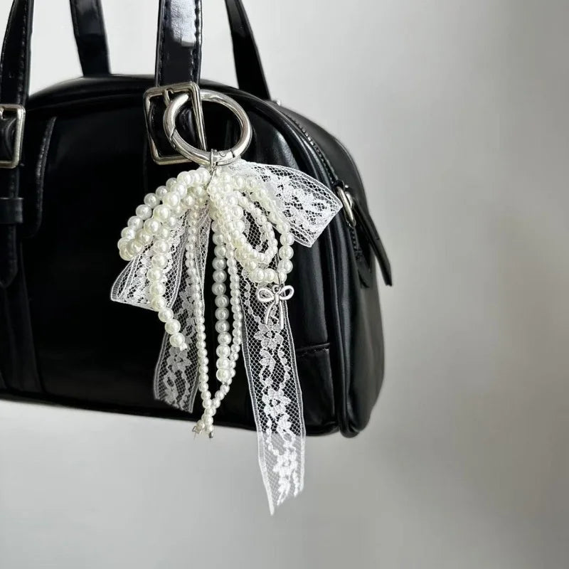 Lace Bow Keyring