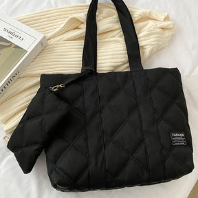 Melany Puffer Bag with Wash Bag