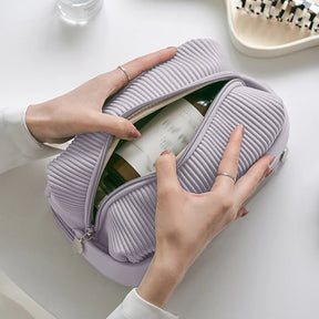 Double Linen Wash Bag