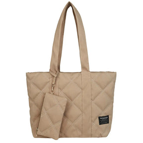 Melany Puffer Bag with Wash Bag