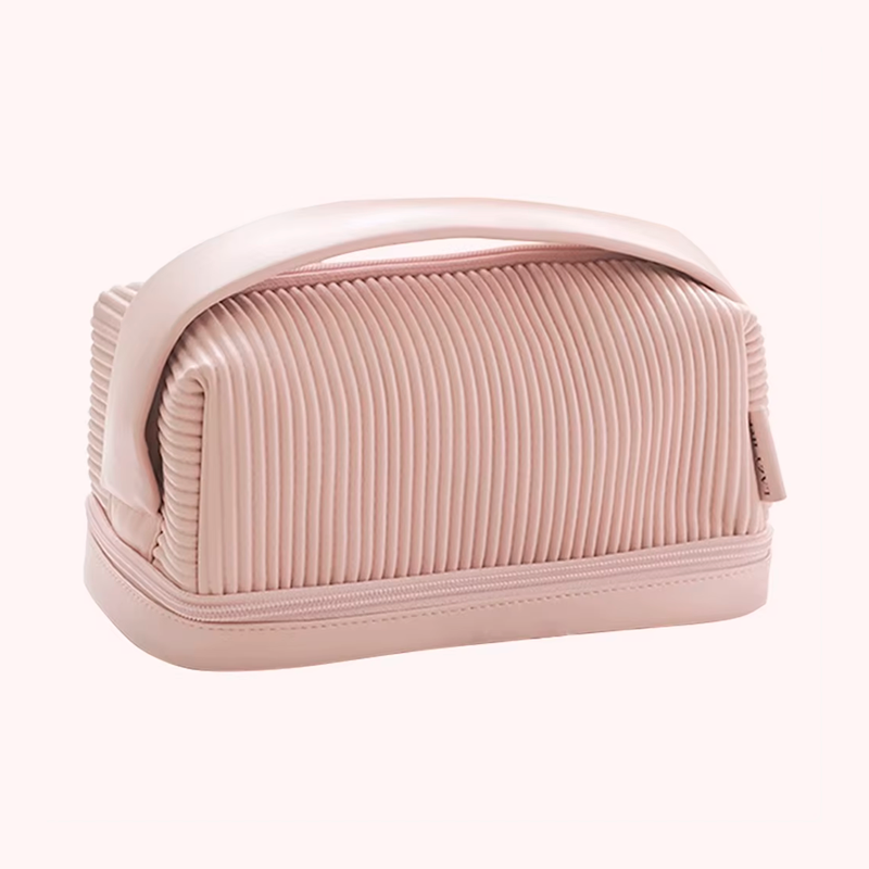 Double Linen Wash Bag
