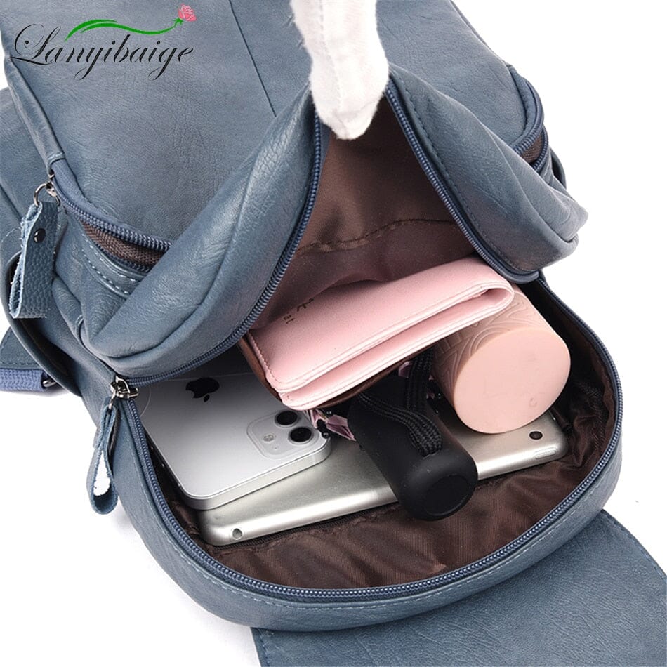 Maze Leather Backpack