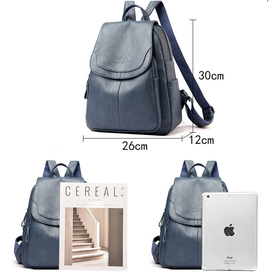 Maze Leather Backpack