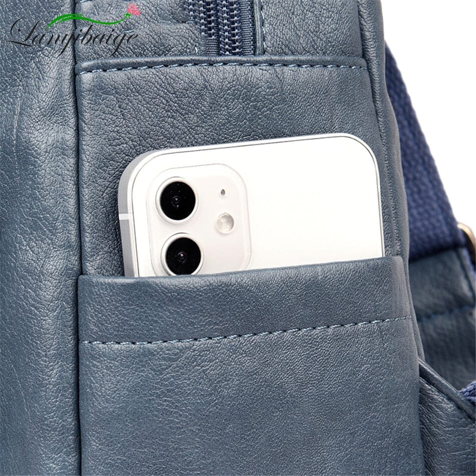Maze Leather Backpack